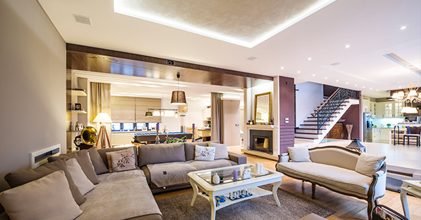 ustom Design Innovations Living Room